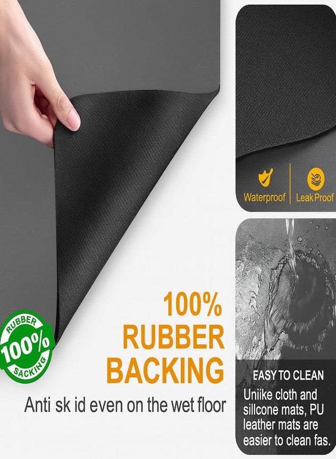 Evadely Dish Drying Mat Large - Water Absorbing Mat for Kitchen, Kitchen Drying Mat for Wet Utensils, Drying Mat for Kitchen Utensils (40 x 60 Cm) - Image 3